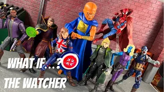 Marvel Legends Uatu The Watcher What If…? BAF Action Figure Review