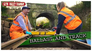 The First Track Panels Get Built! - The Glyn Valley Tramway Trust