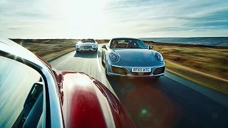 Porsche 911 Carrera S vs Mercedes AMG GT S vs Jaguar F-Type R Road Test