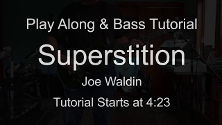"Superstition" - Bass Play Tutorial