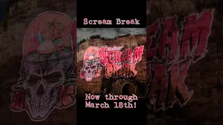 Scream Break is going on NOW at select Six Flags parks! You don't want to miss it! #scary #spooky