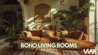 Boho Living Room Interior Design Inspiration