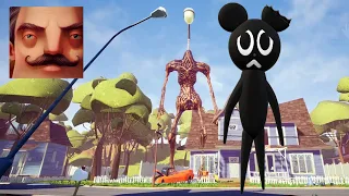 Hello Neighbor - My New Neighbor Cartoon Mouse Act 3 Gameplay Walkthrough