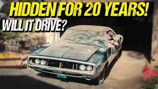 Will This FORGOTTEN 1970 Dodge Charger Run & Drive After 20 Years? w/ @DEBOSSGARAGE