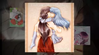 Kagome is in heaven when Inuyasha kisses her