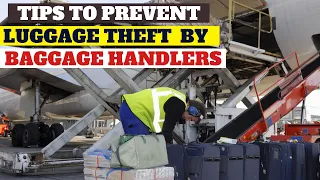 How to prevent theft from your checked luggage | How to Keep Your Luggage Safe From Thieves 2023