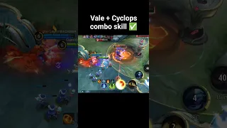 Vale + Cyclops Combo Skill ✅