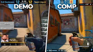 Baixei a DEMO do FalleN e IMITEI TUDO o que ele fez no competitivo...