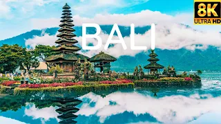 BALI, Indonesia in 8K ULTRA HD 60 FPS. Collection Of Aerial Footage in 8K.