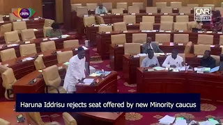 Haruna Iddrisu rejects seat offered by new Minority caucus