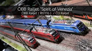 ÖBB Railjet "Spirit of Venezia" / ÖBB Railjet ( Rh1116 )  / ČD Railjet - VLOG73