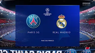 PSG vs Real Madrid Uefa Champions league Match, FIFA 22 Gameplay ft- Messi, Neymar, Mbappe, Ramos