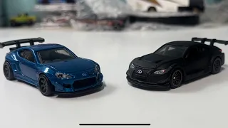 Hot Wheels Car Culture 2 Pack Subaru BRZ Pandem w/ Lexus RCF GT3