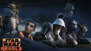 Star Wars Rebels: Rebel crew Surveilling the Imperial Facility