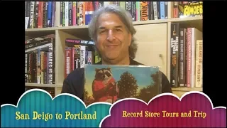 #147 San Diego &  Portland Record Store Tours  / Train Ride PT 1