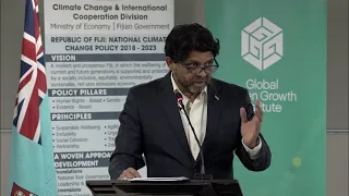 Fijian Attorney-General officiates at the Fiji Climate Change Portal launch