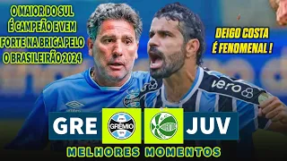 O SUL ESTA AZUL E BRANCO ! Grémio 3 x 1 Juventude - Melhores Momentos I Gauchão 2024