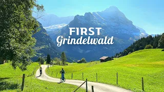 [4K]🇨🇭First🚠 Grindelwald, Switzerland : Top of Adventure🪂🚵‍♀️/Most Picturesque Hike ever🥾😍 Sep. 2023