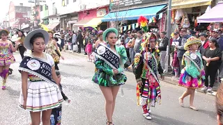 Bolivia rinde homenaje a la Virgen de Urkupiña Entrada folklorica Lieniers 2022 Bs As Argentina