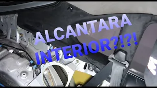 ALCANTARA WRAPPING MY SUPRA INTERIOR!!!