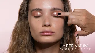 HOW TO TUTORIAL: HY-PER NATURAL FACE PALETTE | Natasha Denona Makeup