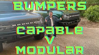 Ford Bronco Bumpers: Capable versus Modular