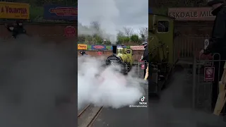 What a whistle! 💨🚂 -  #steamtrain #train #railway