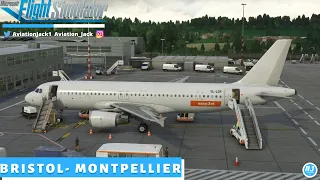 [MSFS] Problematic Departure 🙄 | Bristol 🇬🇧 - Montpellier 🇫🇷 | easyJet Fenix A320 l RTX DLSS