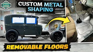 1930 FORD MODEL A BUILD. Trans Tunnel, Toe Boards, MORE!!!