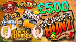 £500 Online Slot Machine Bonus Hunt - 1st Bonus Hunt Ever - PUNK Slots 2021