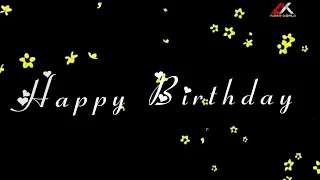 🥀30 April 2022 Happy birthday song status 🎂🥳🎁 black screen birthday status 🥳 birthday song status