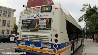 The Bee-Line System: 2022 New Flyer XDE40 Xcelsior HEV 426 on the 1C Bus.