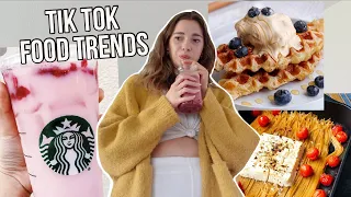 Ich esse 1 Tag nur TikTok Food (What I eat in a day)