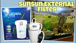 Sunsun HW-602B External Filter unboxing + 2 months later