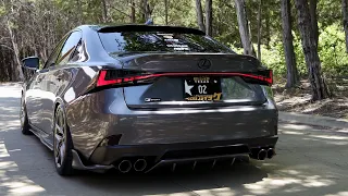 LEXUS 3IS NEW TAILLIGHTS & DRIVING POV!