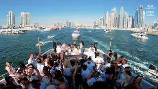 ARKADYAN @dxbboatparty & @technoandchill BOAT PARTY WITH AMAZING VIEW #dubai #boatparty #dubaiyacht