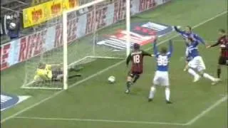 Serie A 2008-09: SAMPDORIA - AC MILAN 2-1 CASSANO, PAZZINI, PATO