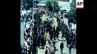 SYND 3 4 77 FUNERAL OF POPULAR SINGER ABDEL HALIM HAFEZ