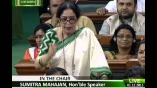 Smt. Kirron Anupam Kher speech in Lok Sabha on debate on Intolerance: 01.12.2015