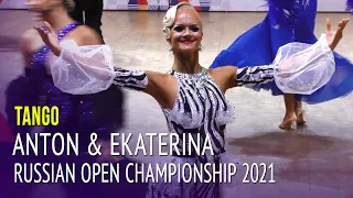 Tango = Anton Besedin & Ekaterina Strelkova = 2021 Russian Open Championship Adult Ballroom