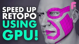 How to Speed up Retopo In Maya - GPU Trick!