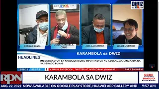 KARAMBOLA SA DWIZ |  August 22, 2022    DWIZ 882 MANILA sa RPN