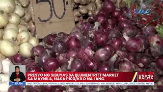 Presyo ng sibuyas sa Blumentritt Market sa Maynila, nasa P100/kilo na lang | UB