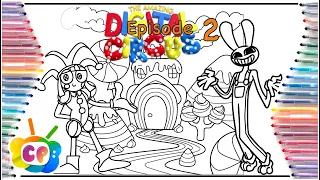 AMAZING DIGITAL CIRCUS - Episode 2: Candy Contraband Mayhem/ The amazing digital circus coloring