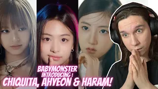 DANCER REACTS TO BABYMONSTER | Introducing CHIQUITA, AHYEON & HARAM & Character Playlists