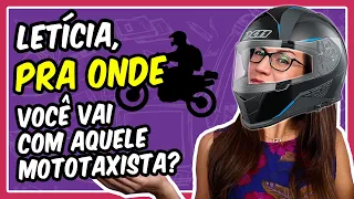Letícia, PRA ONDE você vai com aquele mototaxista? || ONDE / AONDE / PRA ONDE / PARA ONDE