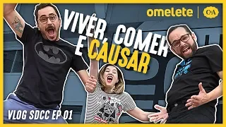 VIVER, COMER E CAUSAR | Vivendo a Comic-Con EP1