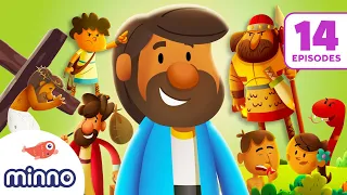 🔴 14 AMAZING Kids Bible Stories from Genesis to Jesus to Acts! | 2 HOURS of Bible Stories for Kids