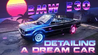 THE LAST WASH BEFORE FULL RESTORATION // DETAILING A 30 YEAR OLD BMW E30 // ARMA DETAILING