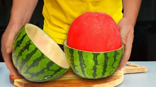 ¡PROBAMOS ESTOS TRUCOS INCREÍBLES CON SANDÍAS! 🍉😱 COMPETENCIA de COMIDA en LA COCINA DE MIKE #13